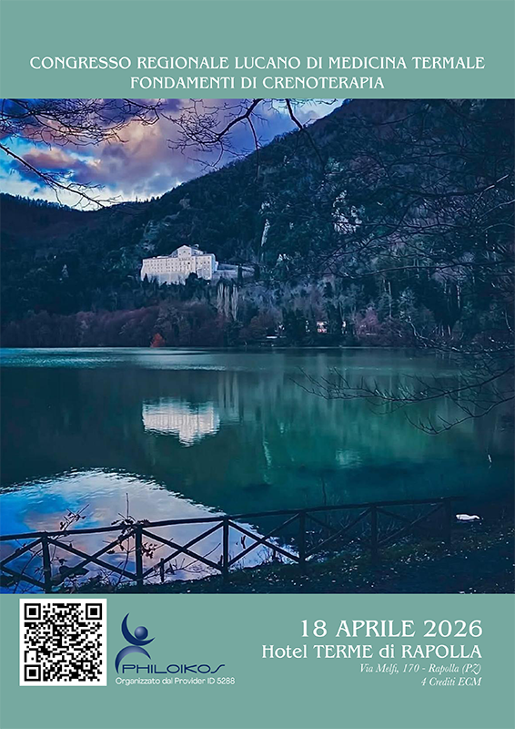 Programma  Congresso regionale lucano di medicina termale  Fondamenti di Crenoterapia